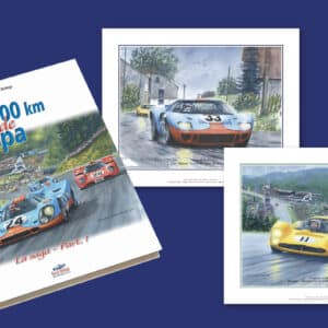 1000 KM de Spa - la saga + 2 ex libris édition limitée, signés Benoît Deliège
